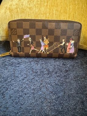 Louis Vuitton Damier Ebene Illustre Wallet